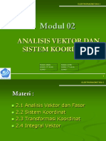Modul 02 Analisis Vektor Dan Sistem Koord
