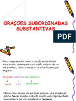 Orações Subordinadas Substantivas