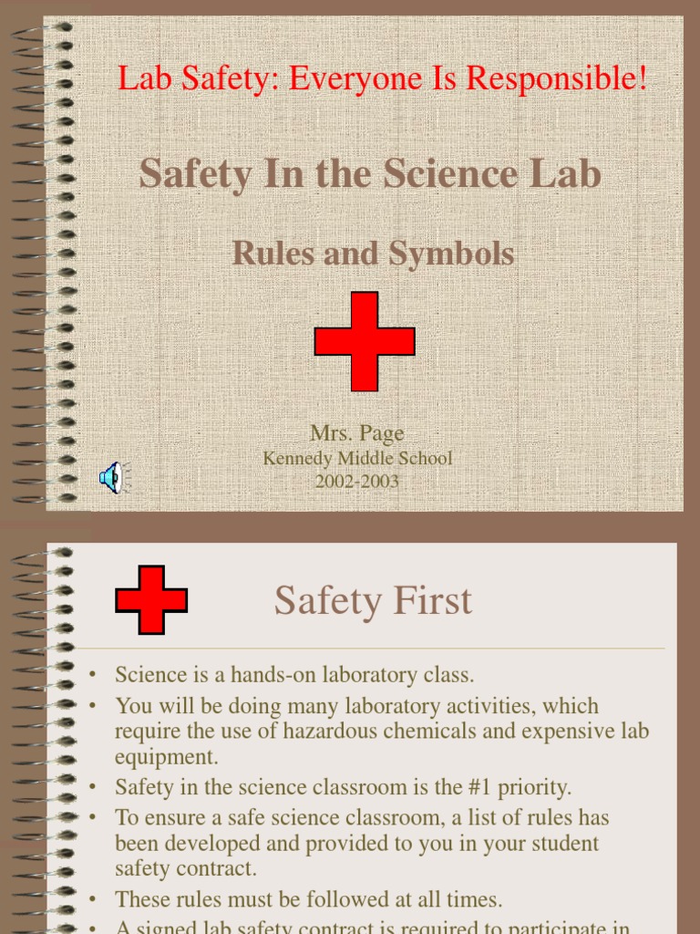 Lab Safety PDF Laboratories Nature