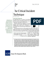 Critical Incident Technique