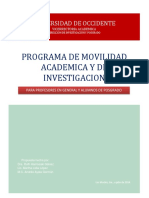 Programa de Movilidad Académica y de Investigación-2014