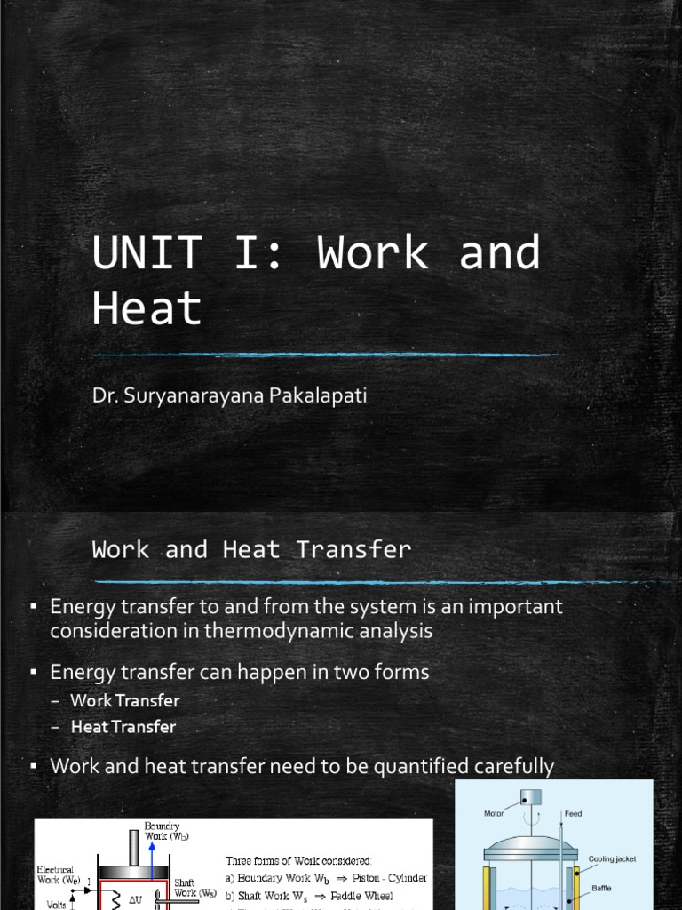 Understanding Work and Heat Transfer | PDF | Heat | Heat Transfer