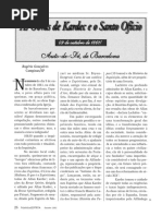 As Obras de Kardec e o Santo Oficio