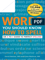 Words You Should Know How to Spell by Jane Mallison Ver1