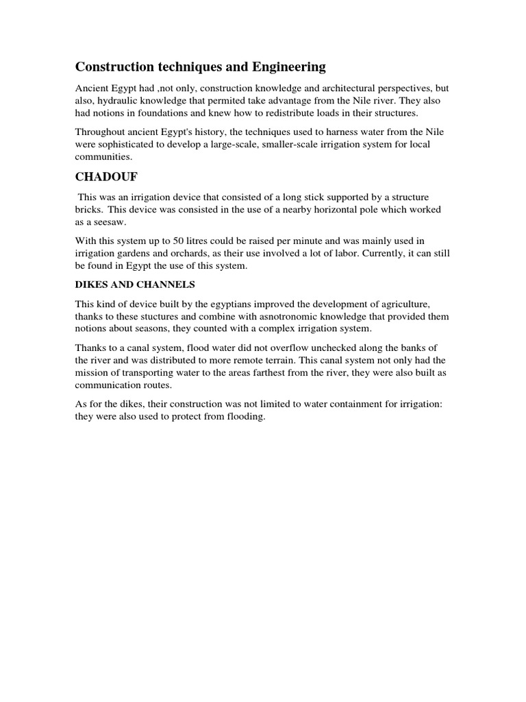 Construction Techniques and Engineering | PDF | Social Science