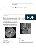 Oblique Meniscomeniscal Ligament: A Normal Variant: Clinical Image