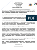 Carta Compromiso A Padres