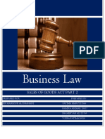 Business Law: Sales of Goods Act Part 2