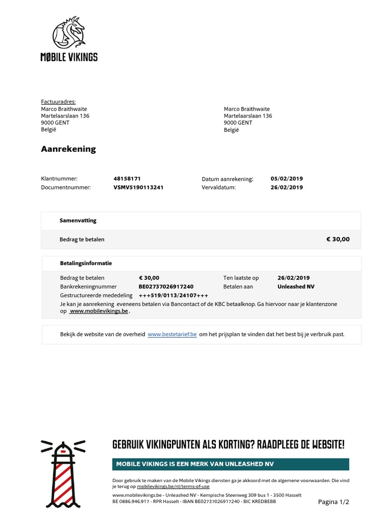 Invoice PDF | PDF