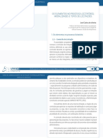 Os Elementos No Processo Licitatório, Modalidades E Tipos de Licitações