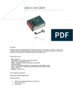 Botón de Pánico Con Llave