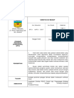 Verifikasi Resep