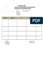 Format Analisis Materi