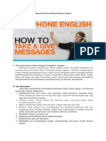 Modul Komunikasi Bertelepon Bahasa Inggris