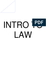 Intro To Law