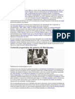 Contenido Programático Del Gobierno de Allende: Editar