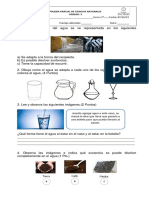 Prueba de Ciencias 2° Septiembre 2019