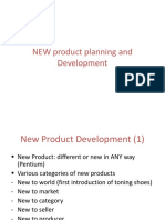 NEW Product Planning and Development
