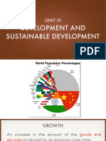 Development and Sustainable Development