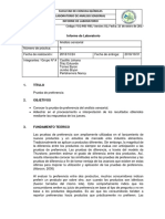 Informe 5 - Prueba de Preferencia