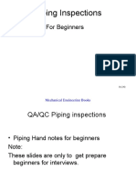Piping Welding Notes For Beginners Piping and Welding QAQC