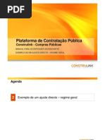 Exemplo de Um Ajuste Directo