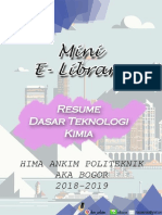 Dasar Teknologi Kimia