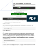 Manual de Instalación de Phonegap en Windows 10