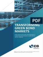 Transforming Green Bond Markets Using Financial Innovation and Technology To Expand Green Bond Issuance in Latin America and The Caribbean en