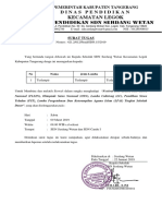 Surat Pembagian Tugas FLS2N Tahun 2019