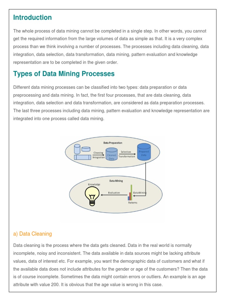 Data Mining Process Overview and Challenges | PDF | Data Mining | Data