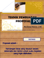 Pembuatan Poposal