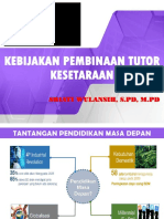 Kebijakan Pembinaan Tutor