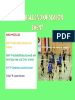 volleyball end of season event