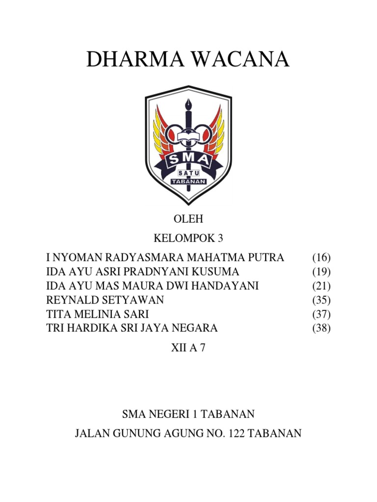 Dharma Wacana Fix