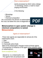 What is metamorphism? The processes and agents of rock change