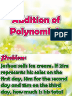 Addition o Polynomials