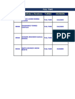 Turno de Trabajo Febrero 2018