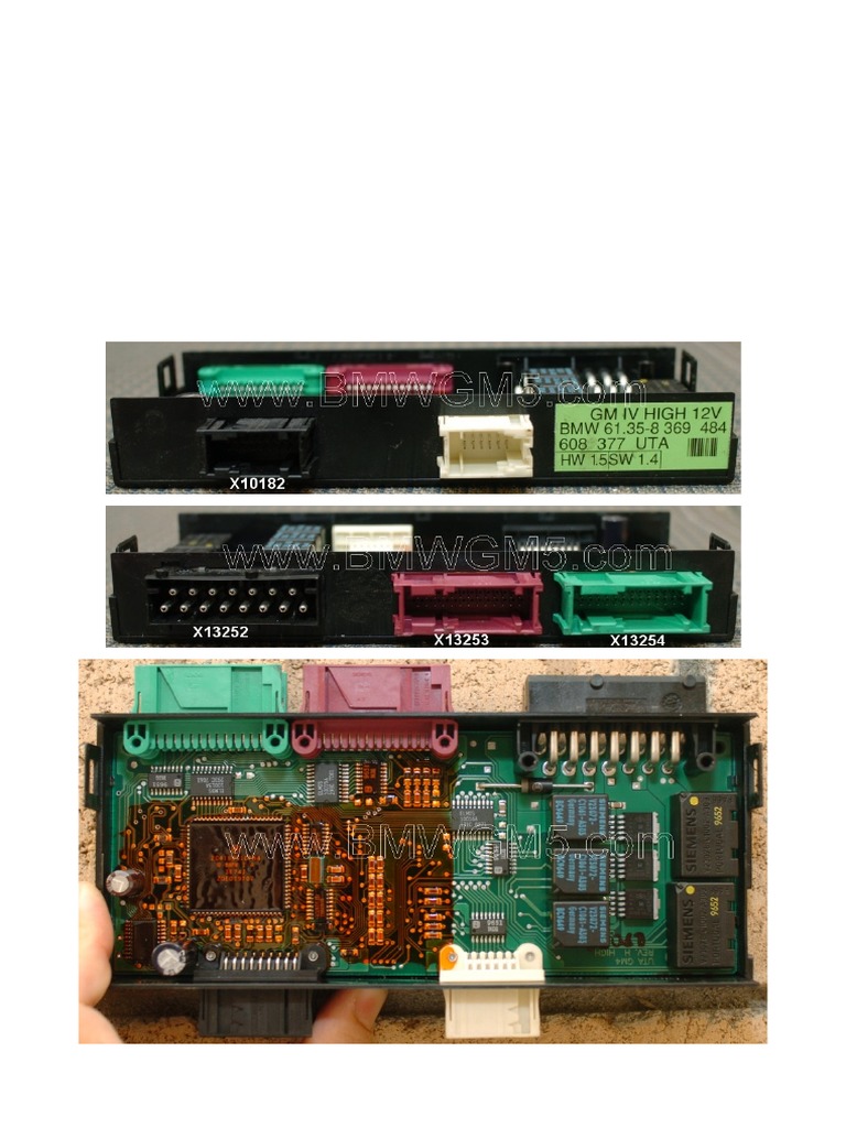 BMW General Module 4 or GM4 | PDF