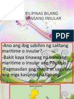 Pilipinas Bilang Bansang Insular