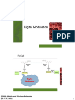 Digital Modulation: Recall