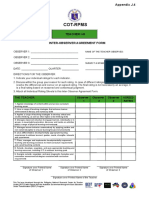 Inter-Observer Agreement Form