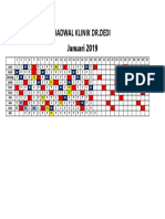 Januari 2019: Jadwal Klinik DR - Dedi