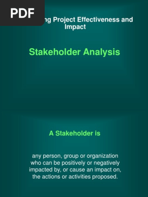 Stakeholder Analysis