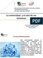 La universidad  y el reto de ser inclusivas