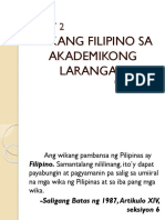 Kasaysayan NG Wikang Pambansa at Mga Batas Ukol Dito