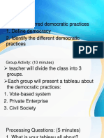 Democratic Practices