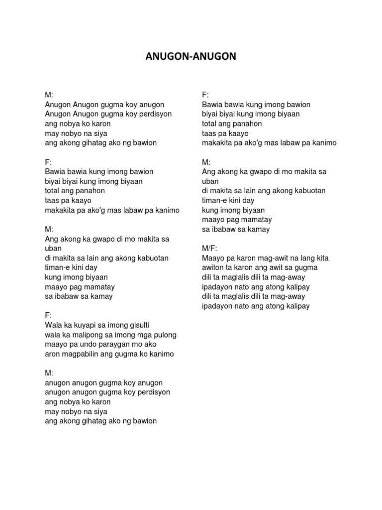 Awiting Bayan | PDF