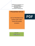 Program Kerja Kepala Program Studi TAV SMK Negeri 1 Gowa 2019/2020