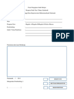 Tamplate Membuat Judul Penelitian